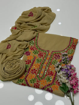 Handmade Pakka Tanka 🧵 Sheesha Work 2 PC Dress 👗